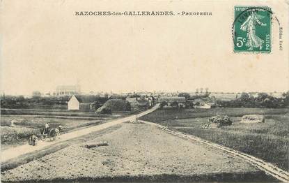 CPA  FRANCE 45 "Bazoches les Gallerandes, Panorama"