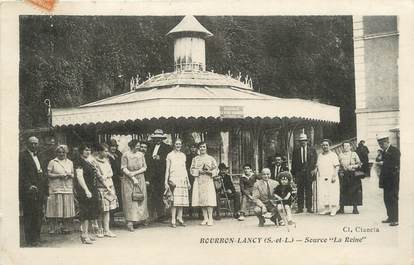 CPA FRANCE 71 " Bourbon Lancy, Source de la Reine".