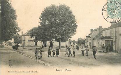 CPA  FRANCE 45 "Loury, Place"