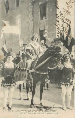 CPA FRANCE 71 " Cluny, Le fêtes de 1910".