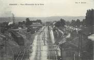 71 SaÔne Et Loire CPA FRANCE 71 " Chagny, Vue d'ensemble de la gare".