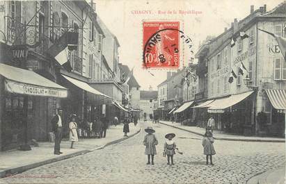 CPA FRANCE 71 " Chagny, Rue de la République".