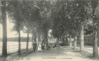 CPA FRANCE 71 " La Clayette, La promenade".