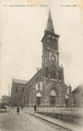 CPA FRANCE 71 " La Clayette, L'église".