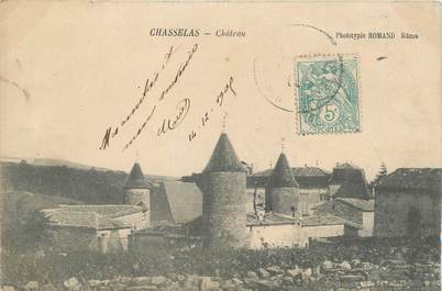 CPA FRANCE 71 " Chasselas, Le château".