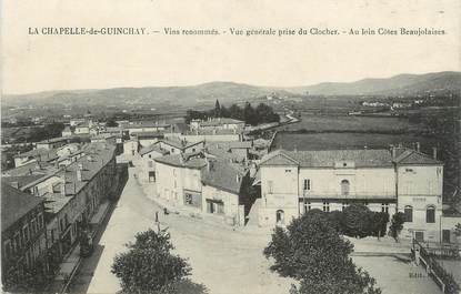 CPA FRANCE 71 " La Chapelle de Guinchay, Vue générale".