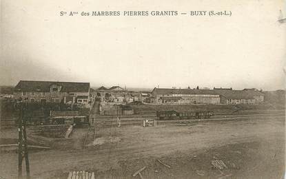 CPA FRANCE 71 "Buxy, Sté des marbres pierrres granits".