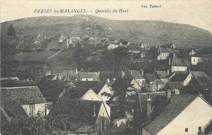 CPA FRANCE 71 "Dezize les Maranges, Quartier du Haut".