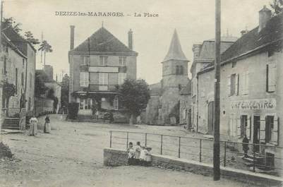 CPA FRANCE 71 "Dezize les Maranges, La place".