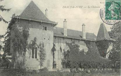 CPA FRANCE 71 "Dracy le Fort, Le château ".