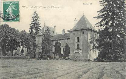 CPA FRANCE 71 "Dracy le Fort, Le château ".