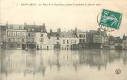 45 Loiret CPA  FRANCE 45 "Montargis, la Place de la République pendant l'inondation 1910"