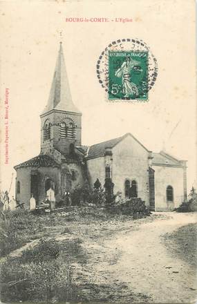 CPA FRANCE 71 " Bourg le Comte, L'église".