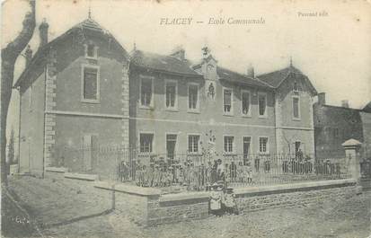 CPA FRANCE 71 " Flacey, Ecole communale".