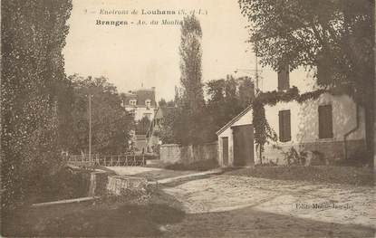 CPA FRANCE 71 " Branges, Avenue du Moulin".