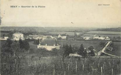 CPA FRANCE 71 " Bray, Quartier de la plaine".