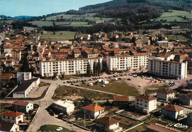 CPSM FRANCE 71 "Chauffailles, Vue aérienne".