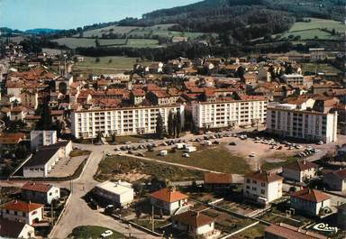 CPSM FRANCE 71 "Chauffailles, Vue aérienne".