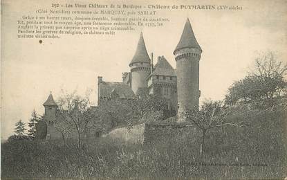 CPA FRANCE 24 "Chateau de Puymartin, commune de Marquay, près de Sarlat"