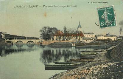 CPA FRANCE 71 " Chalon sur Saône, Vue prise des Granges Forestiers".