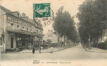 CPA  FRANCE 45 "Montargis, Route de Paris"