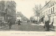 71 SaÔne Et Loire CPA FRANCE 71 " Chalon sur Saône, Place St Jean, Grande Rue St Cosme".