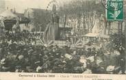 71 SaÔne Et Loire CPA FRANCE 71 " Chalon sur Saône, Le carnaval de 1909, char de Ste Galette".