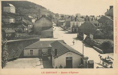 CPA FRANCE 71 " Le Creusot, Route d'Epinac".
