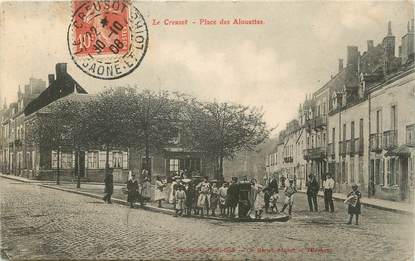 CPA FRANCE 71 " Le Creusot, Place des Alouettes".