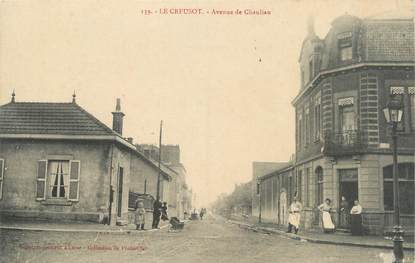 CPA FRANCE 71 " Le Creusot, Avenue de Chanliau".