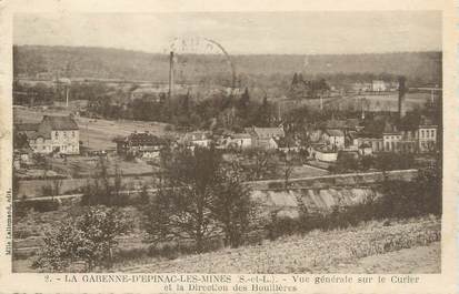 CPA FRANCE 71 "La Garenne d'Epinac les Mines, Vue générale sur le Curier et la direction des Houillères".