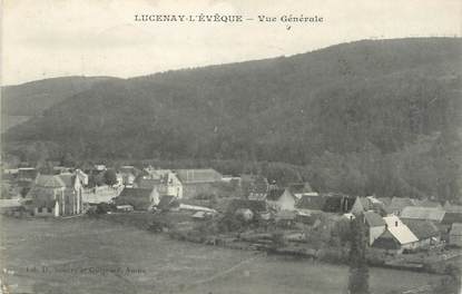 CPA FRANCE 71 "Lucenay L'Evêque, Vue générale".