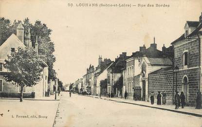 CPA FRANCE 71 "Louhans, Rue des Bordes".