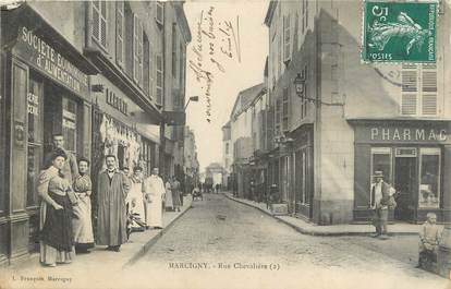 CPA FRANCE 71 "Marcigny, Rue Chevalière".