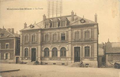 CPA FRANCE 71 "Montceau les Mines, La Poste".