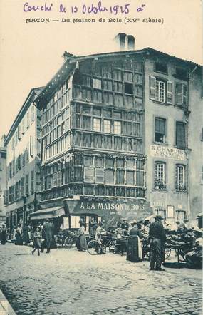 CPA FRANCE 71 "Mâcon, La maison de bois".