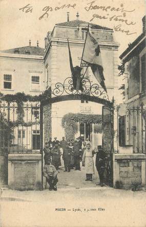 CPA FRANCE 71 "Mâcon, Lycée de jeunes filles".