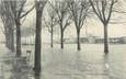 CPA FRANCE 71 "Mâcon, Promenade Lamartine, Inondations de janvier 1910". / INONDATIONS