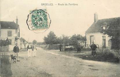 CPA  FRANCE 45 "Griselles, route de Ferrières"