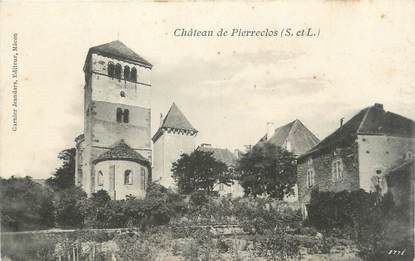 CPA FRANCE 71 "Pierreclos, Le château".