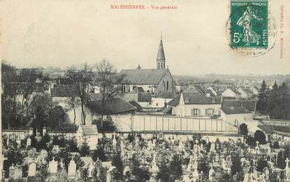 CPA  FRANCE 45 "Malesherbes, vue générale"