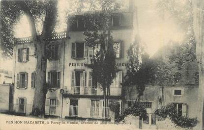 CPA FRANCE 71 "Paray le Monial, Avenue de Charolles".