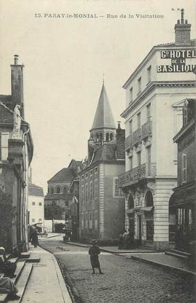 CPA FRANCE 71 "Paray le Monial, Rue de la Visitation".