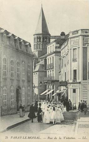 CPA FRANCE 71 "Paray le Monial, Rue de la Visitation".