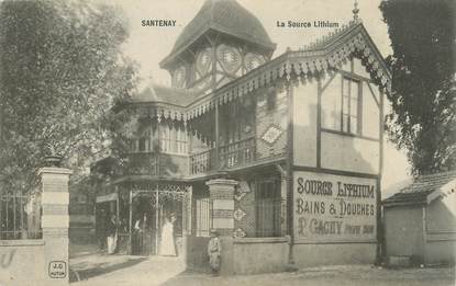 CPA FRANCE 71 "Santenay, La source lithium".