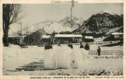 73 Savoie CPA FRANCE 73 "Saint Bon, Extraction de la Glace du Lac du Pra"