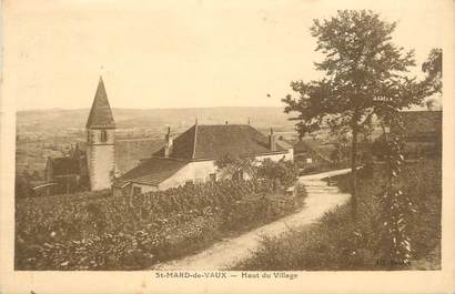 CPA FRANCE 71 " St Mard de Vaux, Haut du village".