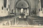 71 SaÔne Et Loire CPA FRANCE 71 " St Romain sous Gourdon, Intérieur de l'église".