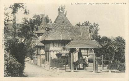 CPA FRANCE 71 " St Léger sous la Bussière, Le château".