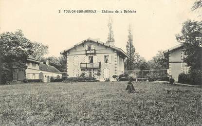 CPA FRANCE 71 " Toulon sur Arroux, Le château de la Défriche".